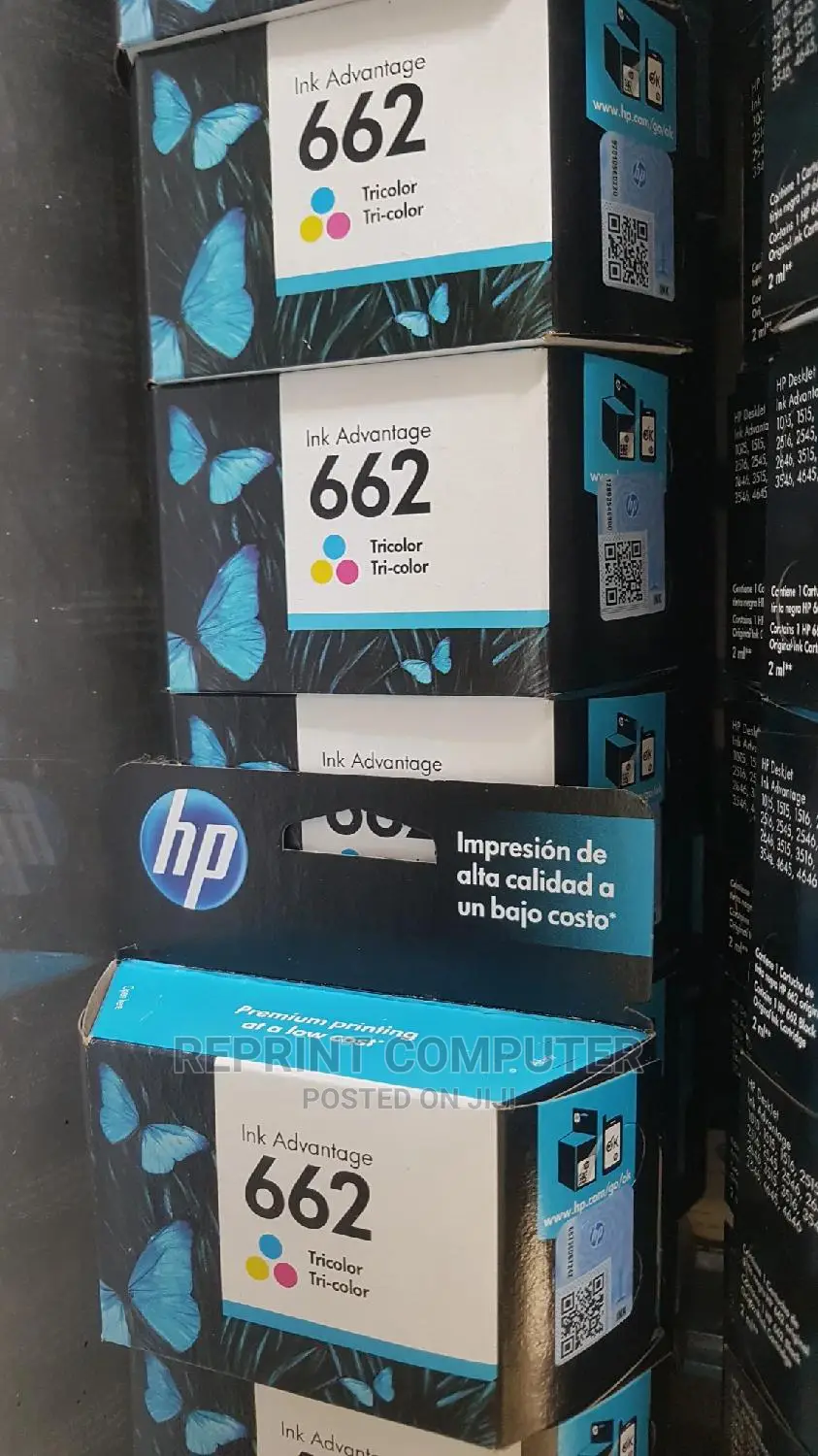 HP 662 Tri-Colour Ink Cartridge