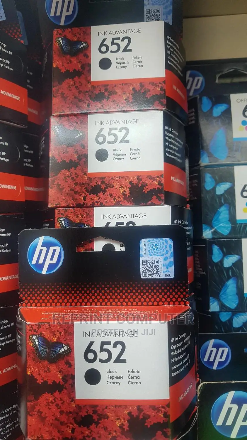 Hp 652 Black Original Ink Advantage Cartridge (F6v25a