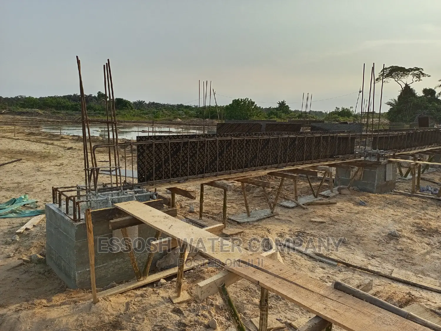 Construction of T T-Beam Slab Decking, Slab for Building