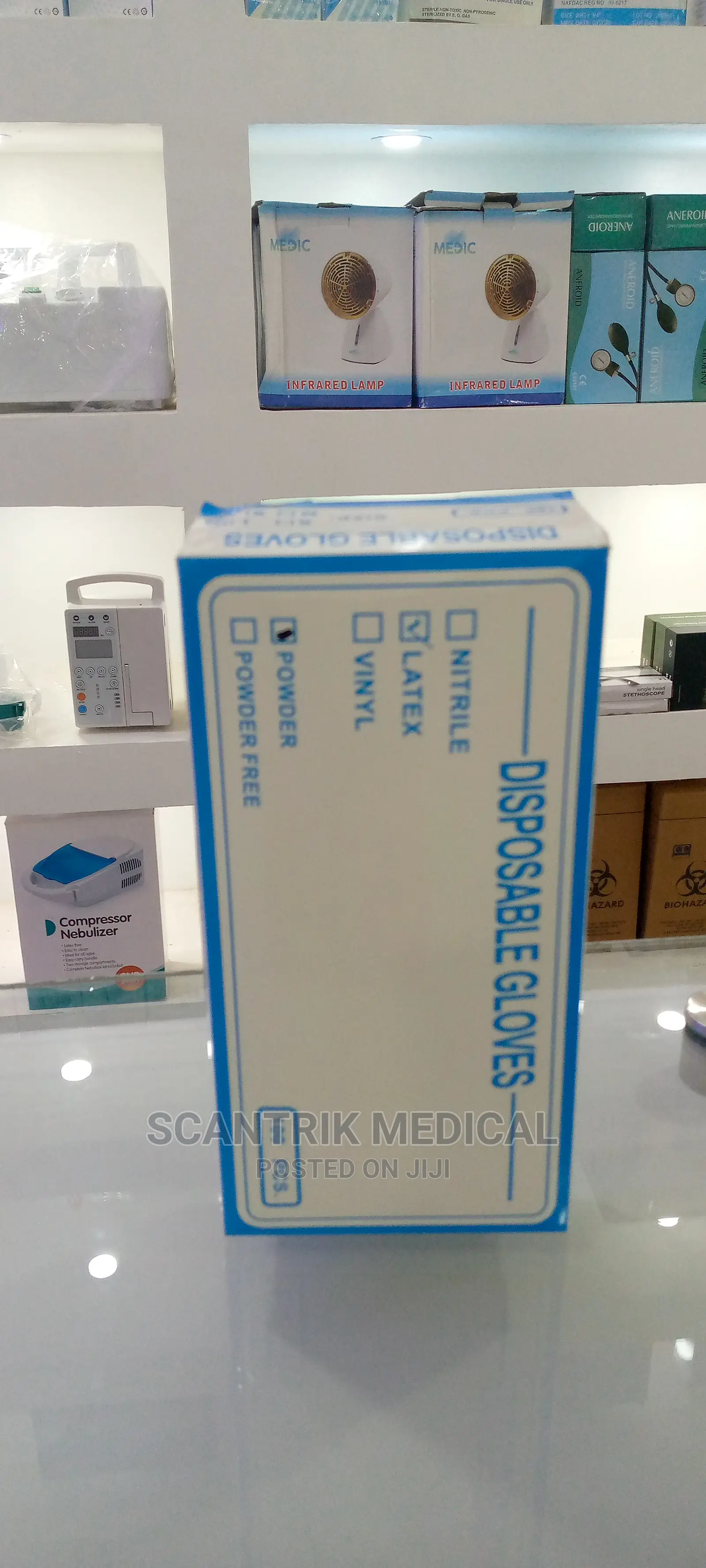 White Disposable Hand Glove