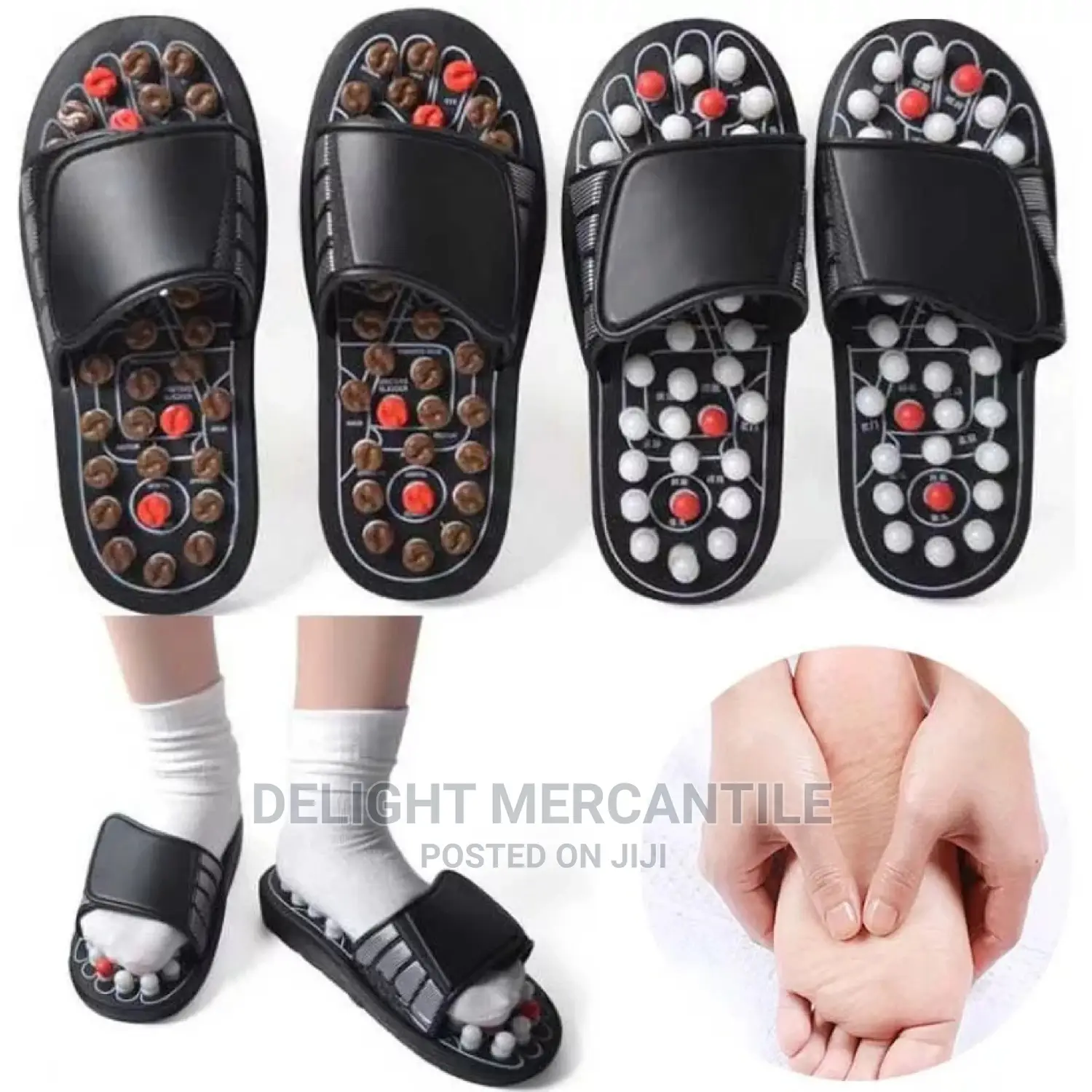 Foot Massage Slippers Acupuncture Acupressure Slipper 1 Pair
