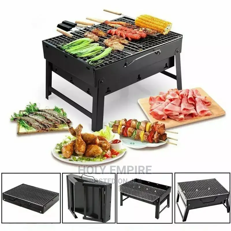 Foldable BBQ Grills Patio Barbecue Charcoal Grill Stove