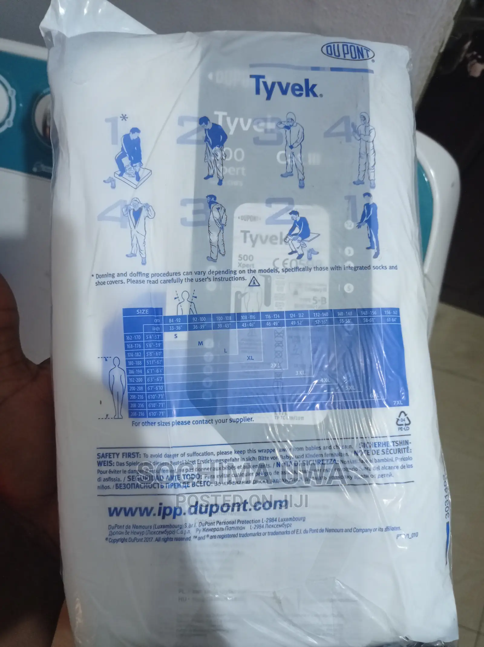 Tyvek PPE (Cover All)