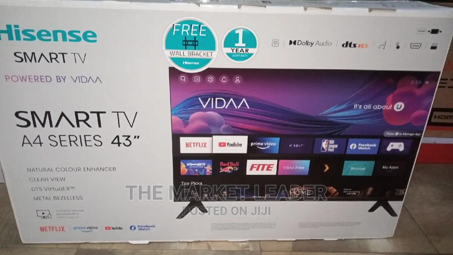 Hisense 43" Smart Led Tv A4g