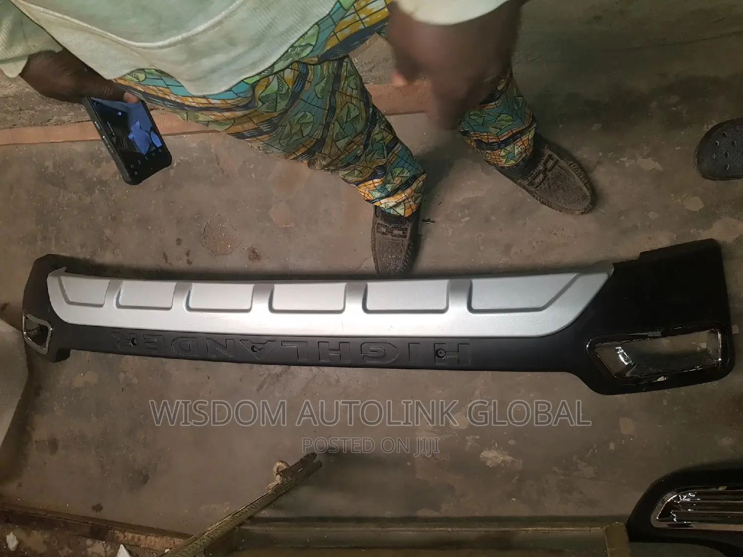 Front Back Bumper Fibre or Attachment for Highlander 2012