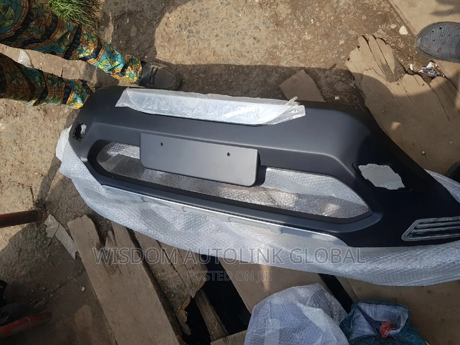Front Back Bumper Fibre or Attachment for Highlander 2012