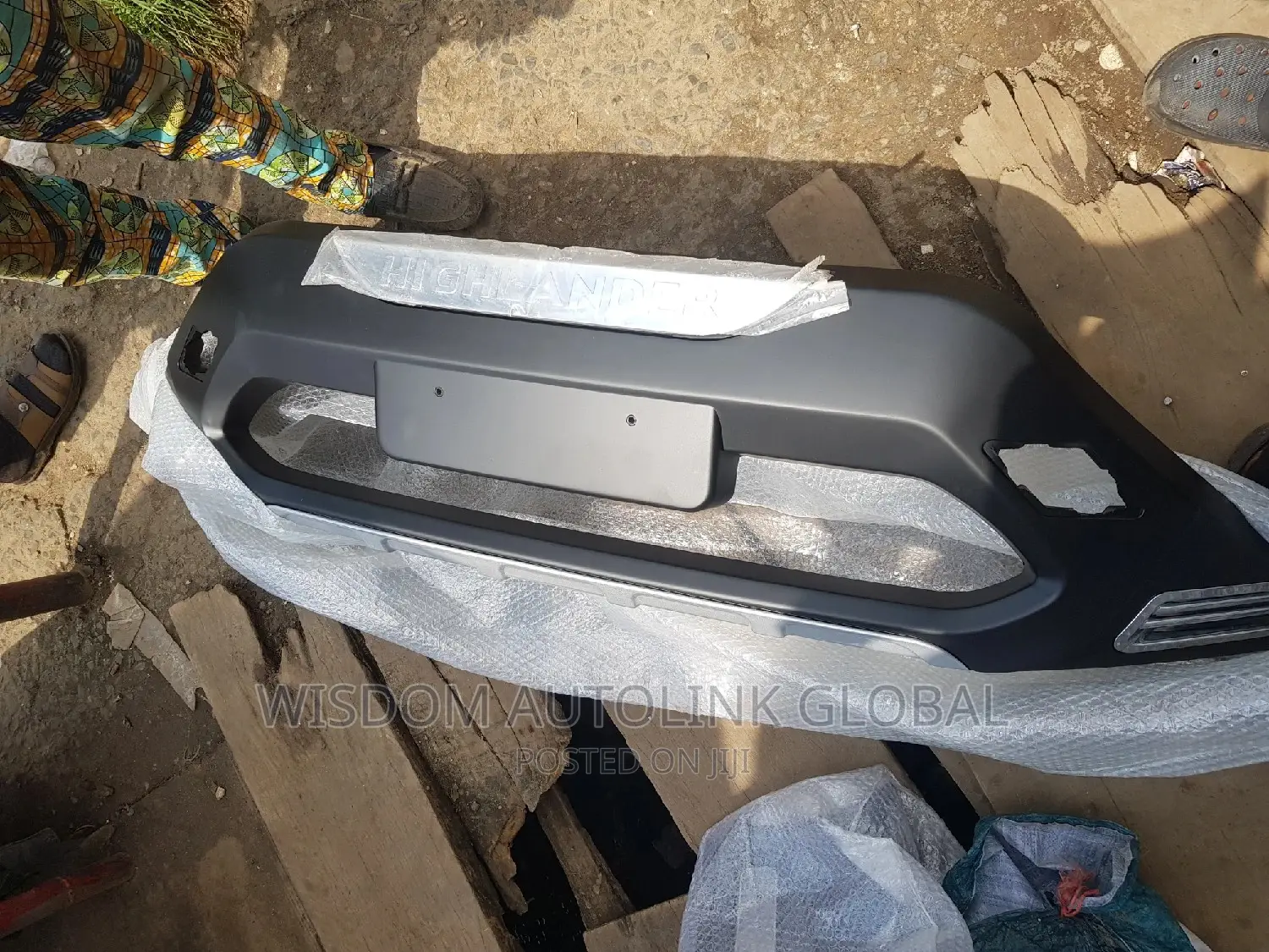 Front Back Bumper Fibre or Attachment for Highlander 2012