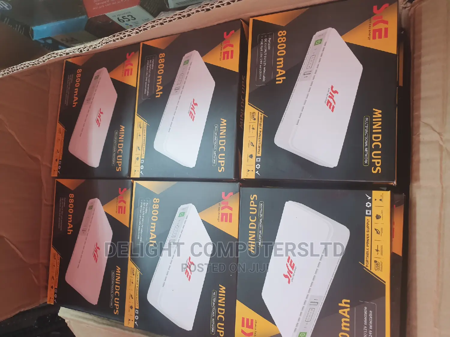 Poe 430p Mini Dc Ups for Router 9v 12v 15v - 8800mah