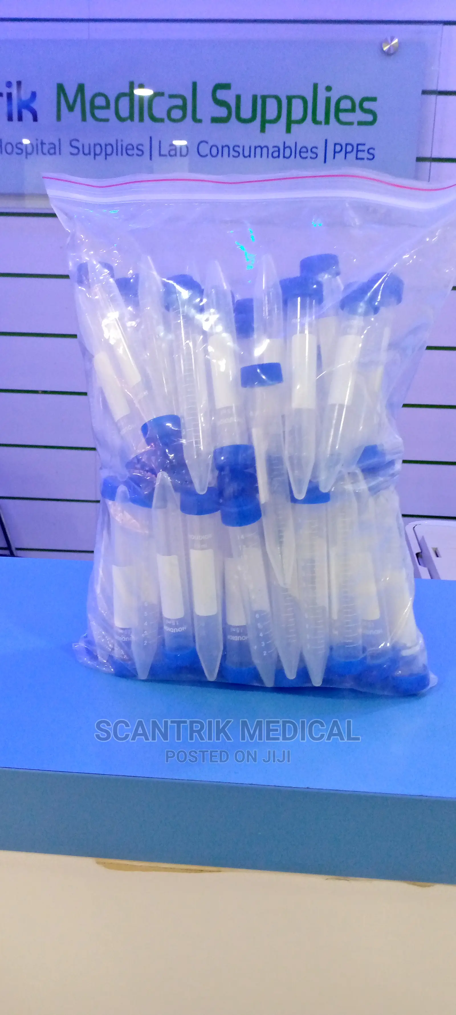 Conical Centrifuge Tube 15ml, 100/Bag