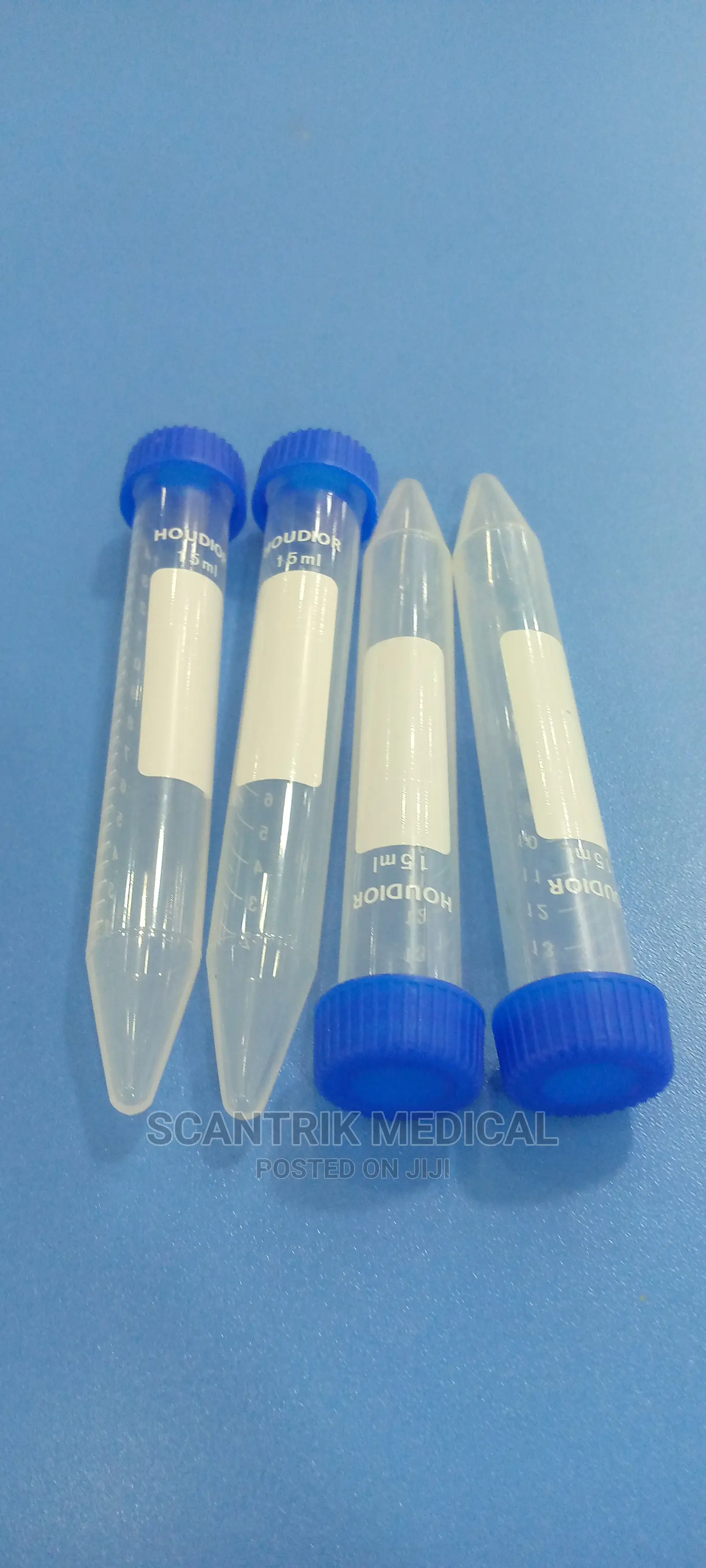 15ml Polypropylene Centrifuge Tubes, Sterile