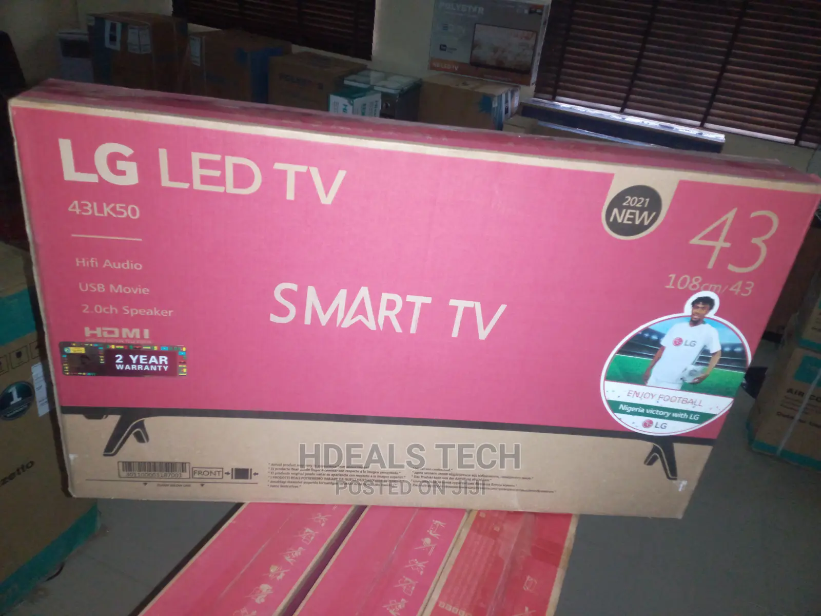 LG 43" Smart Internet TV + Netflix , Youtube and Other Apps