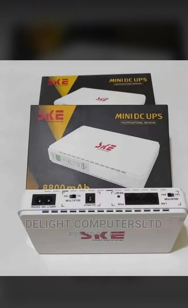 Poe 430p Mini Dc Ups for Router 9v 12v 15v - 8800mah