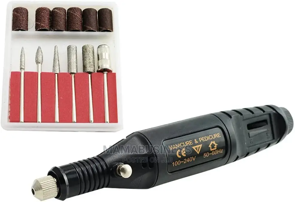 Electric Engraving Pen Vibro Engraver Carve Tool Kit - Black