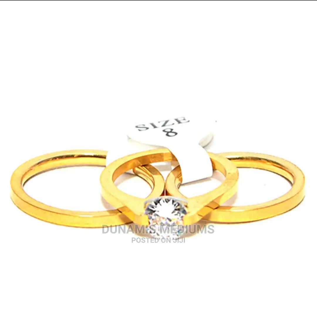 Yellow Gold Wedding Ring Set