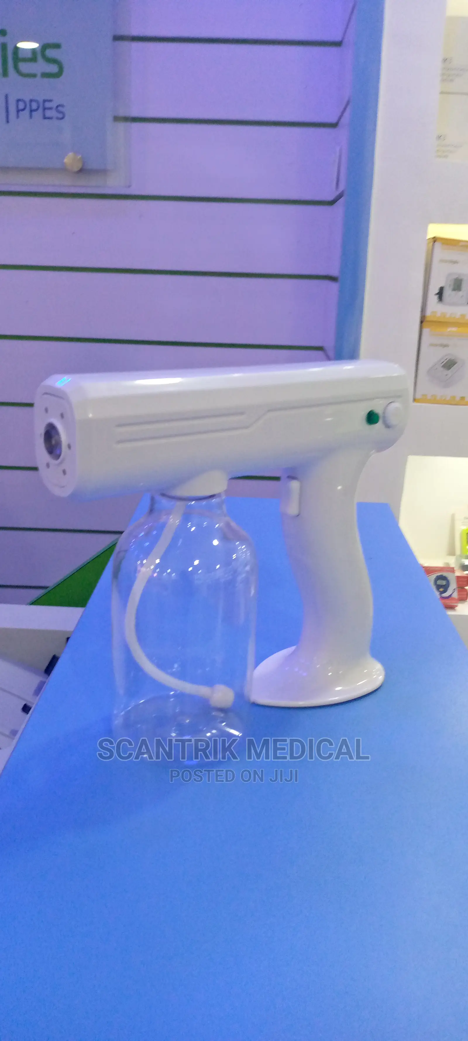 Blue Led Light Nano Mist Disinfectant Spray Wireless Battery