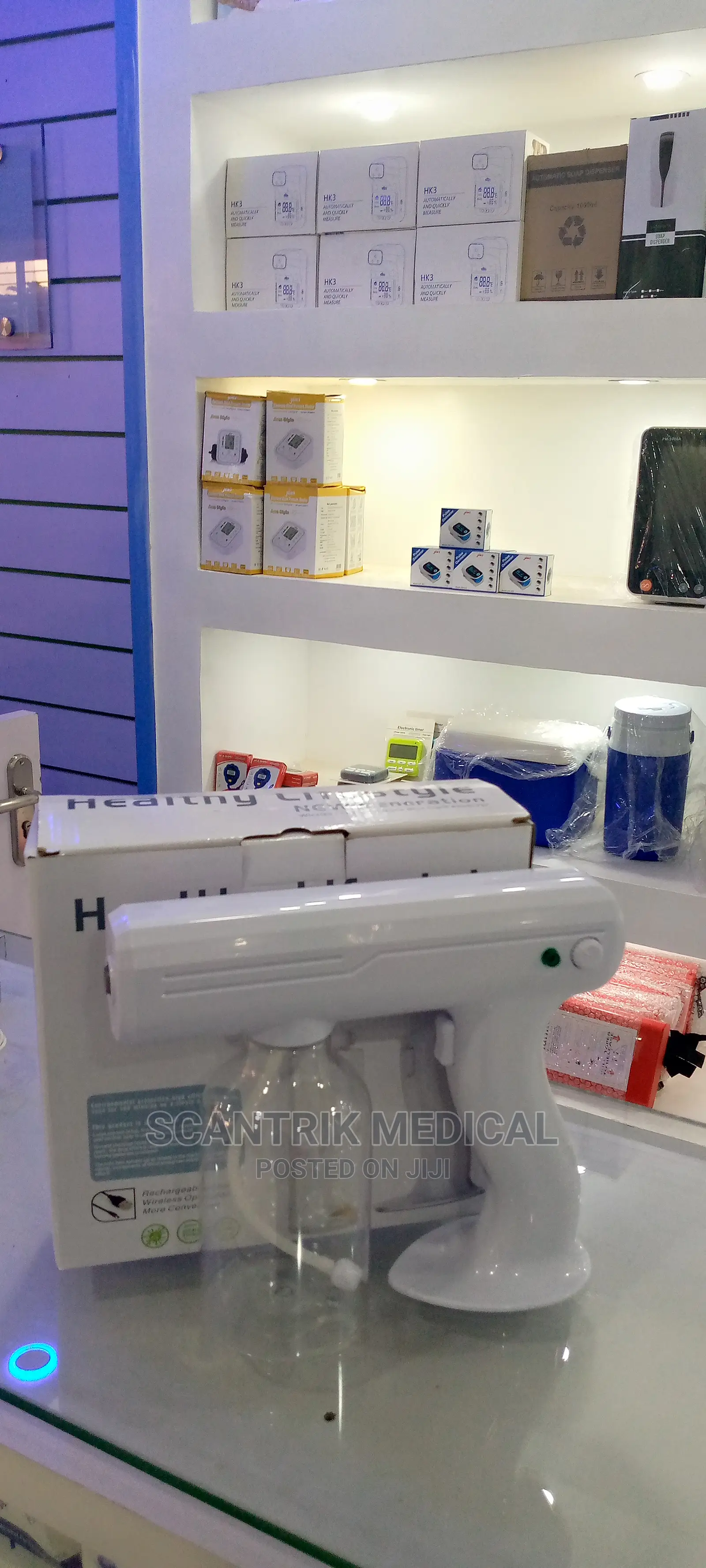 Wireless Fogging Machine Blue Light Nano Spray Gun