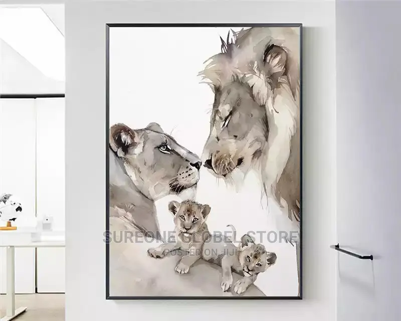 Lion Family Artwork