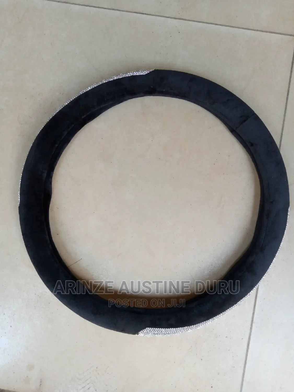 Universal Rug Steering Wheel Cover With Blings