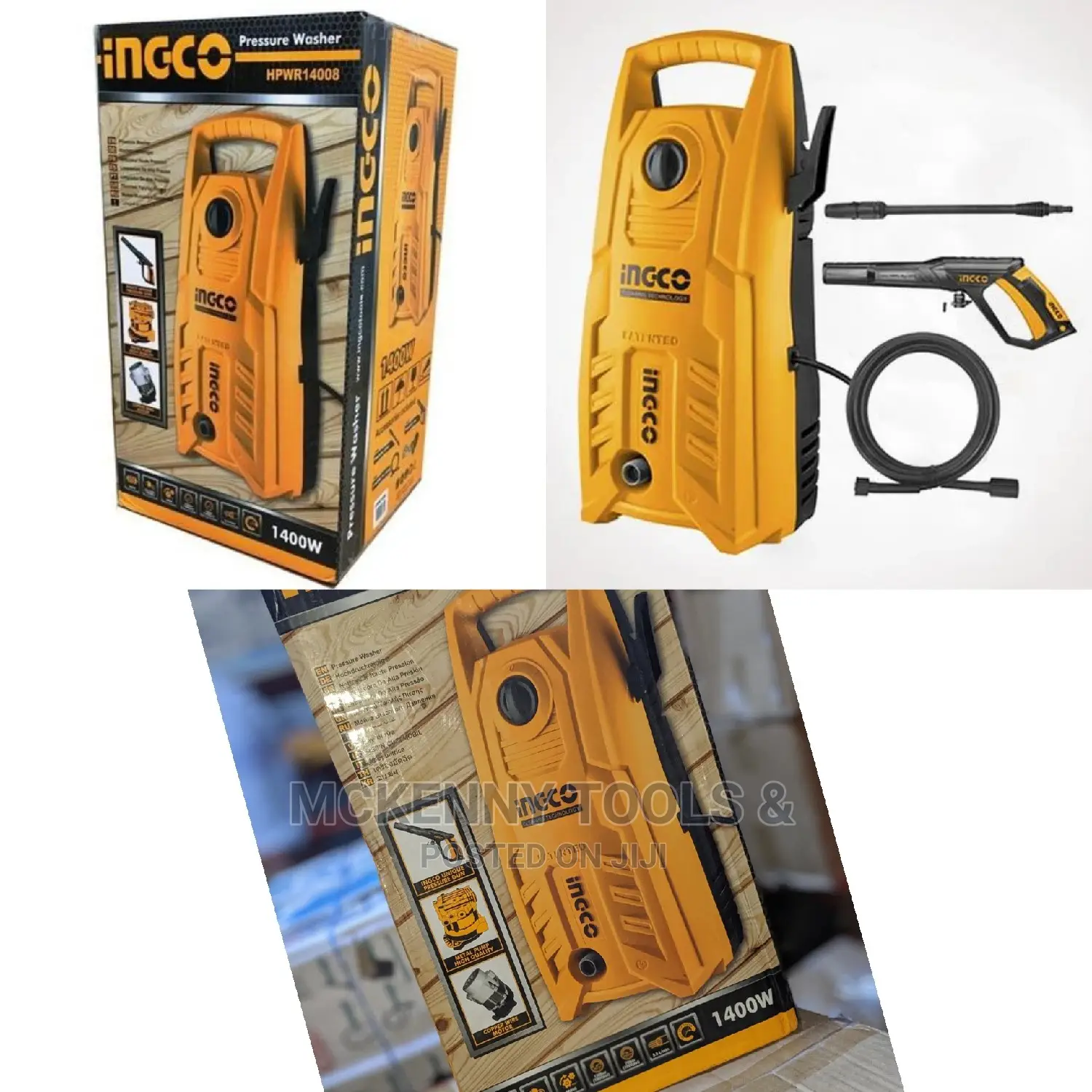 Ingco High Pressure Washer 1400w / 130 Bar