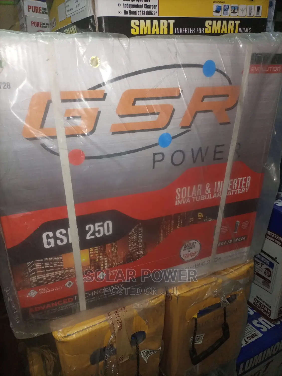 GSR Tubular Battery 12v250ah