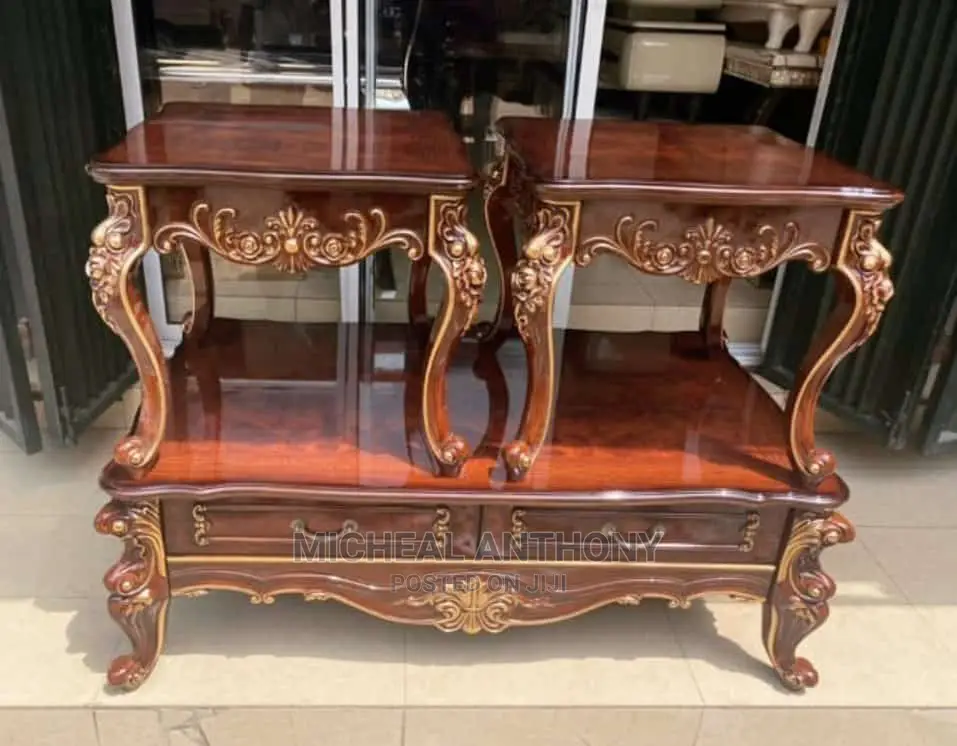 Royal Complete Set of Center Table With Two Side Stools