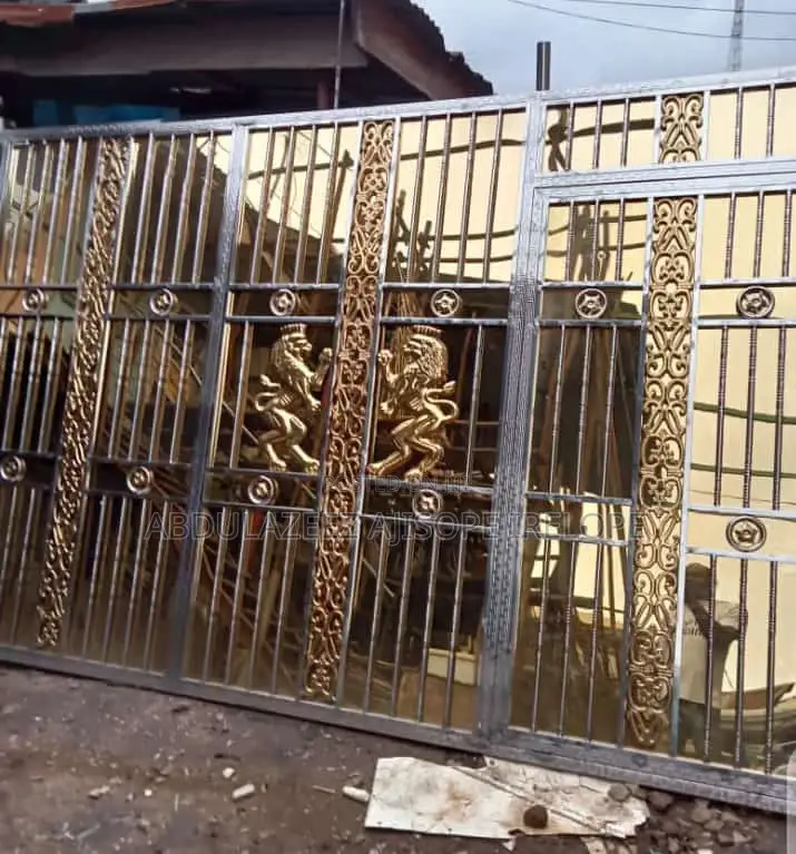Stainless Steel Gold And Silver Design