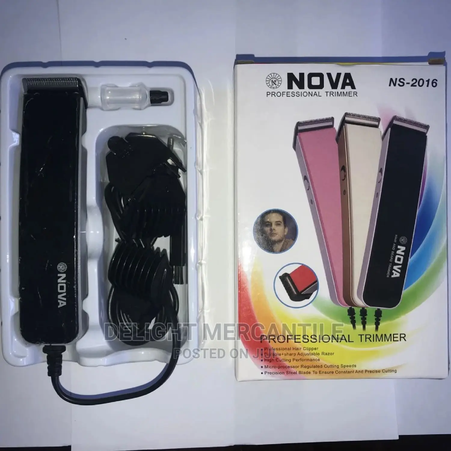 Rechargeable Hair Shaver Trimmer Nova Professional Clipper