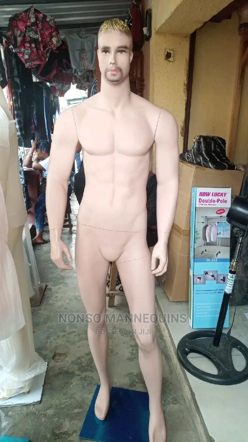 SF3 Full Body Fibre Skin Color Display Male Mannequin