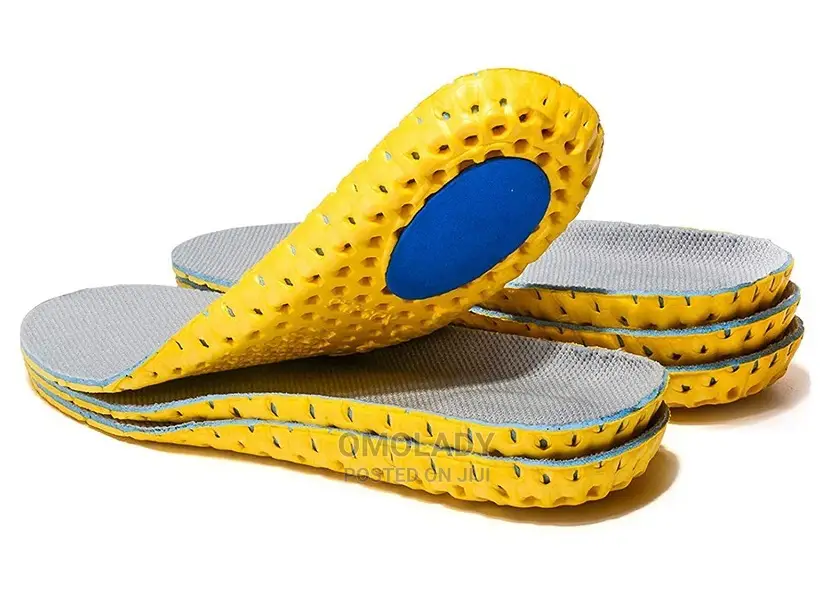 1 Pair Elastic Shoe Insoles Breathable Honeycomb - Grey