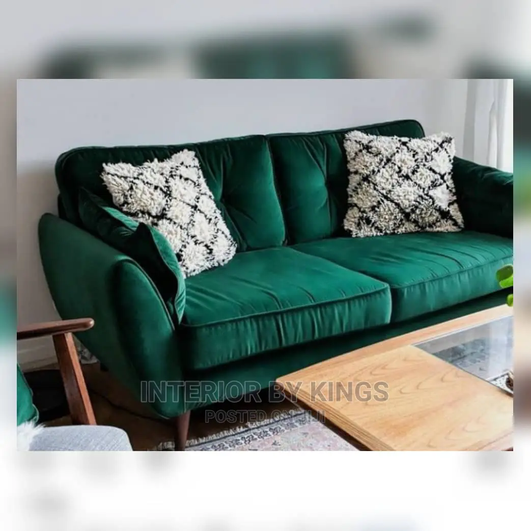 3seater Fabric Sofa Can Be Made in Colors