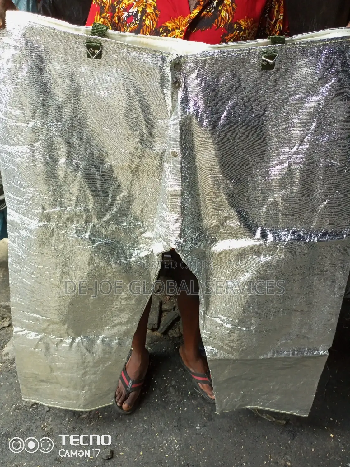 Heat Radiation Resistant Suit/Coverall and the Mask