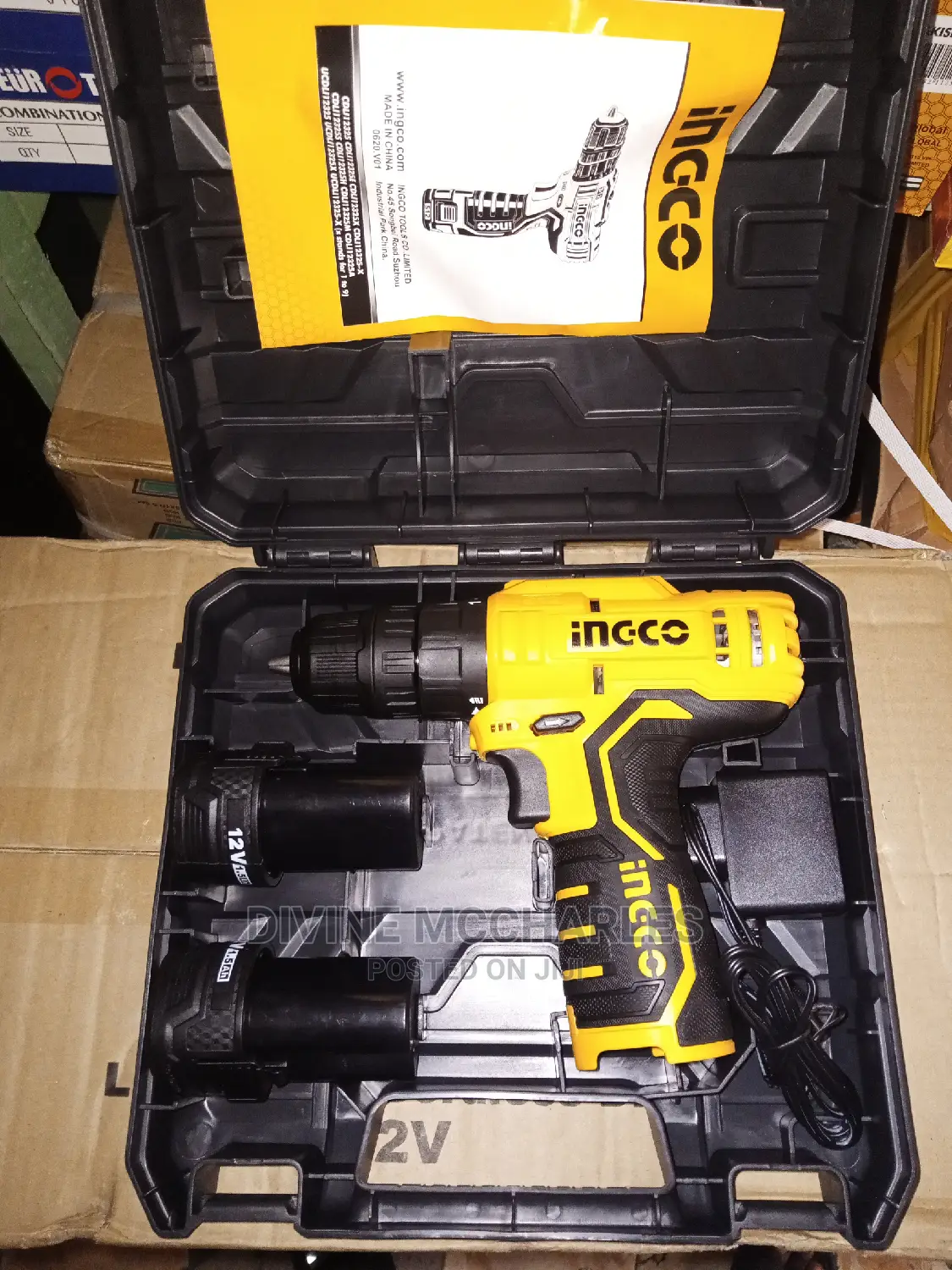 12v INGCO Battery Drill Machine