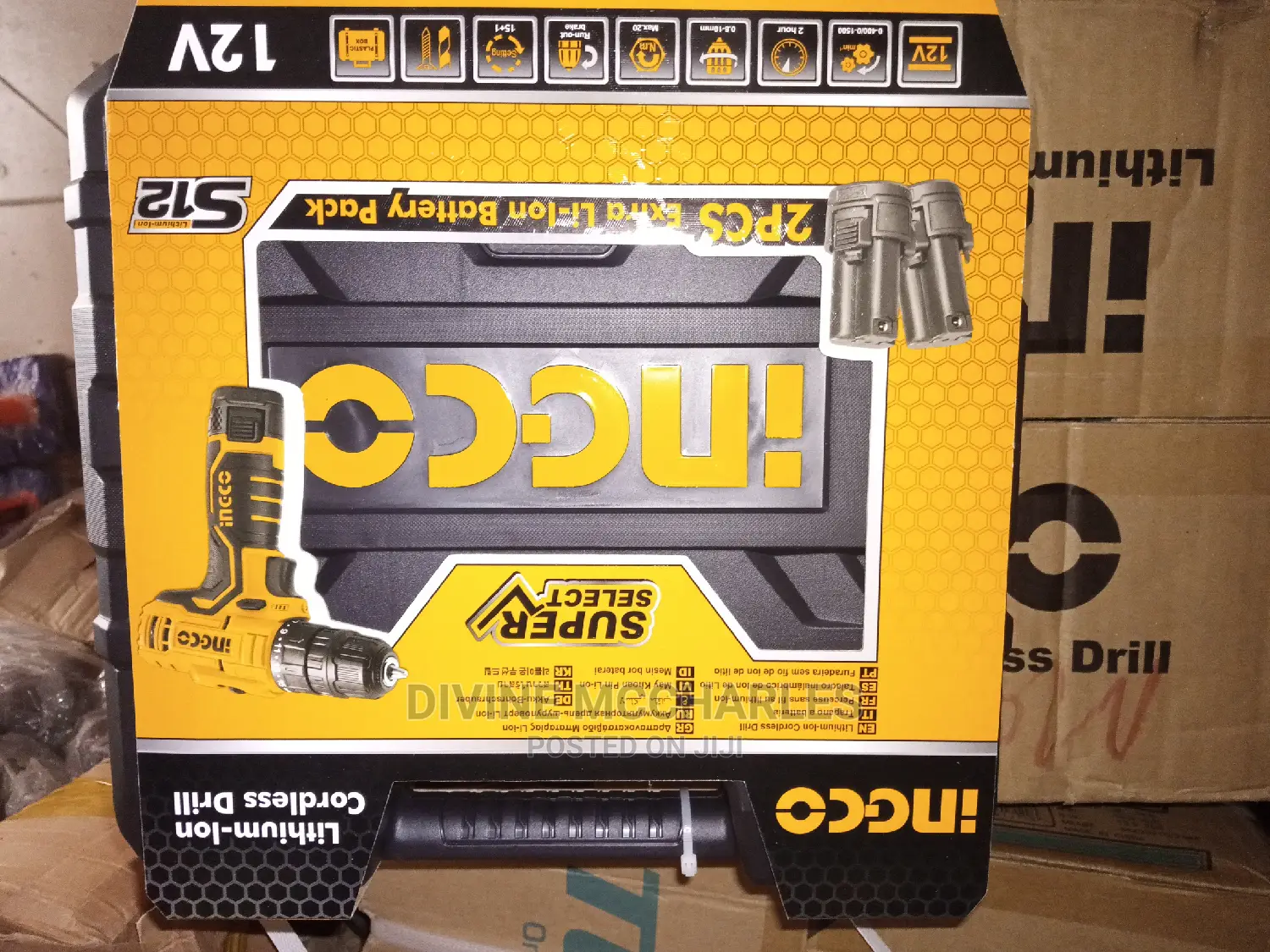 12v INGCO Battery Drill Machine