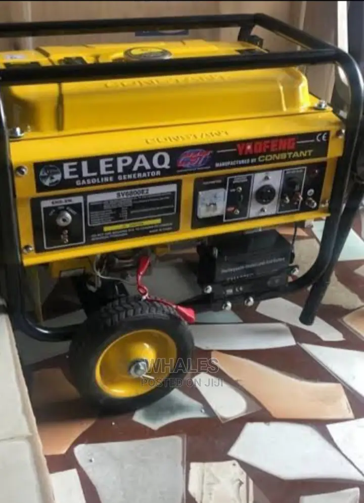Elepaq Constant 6800e2 Gasoline Generator 100% Copper