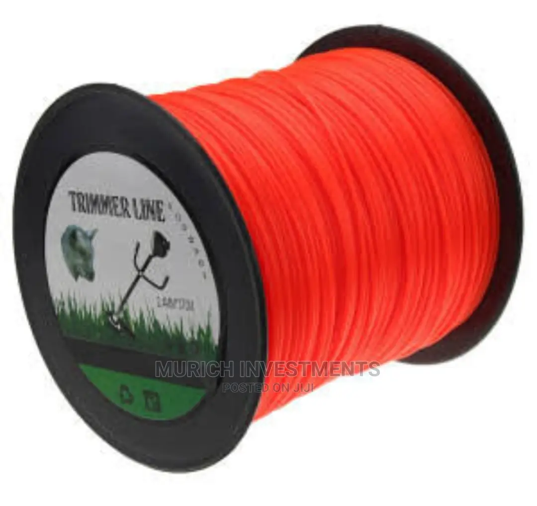 2 4mmx500m Nylon Trimmer Line Whipper Cord Wire Brush Cutter