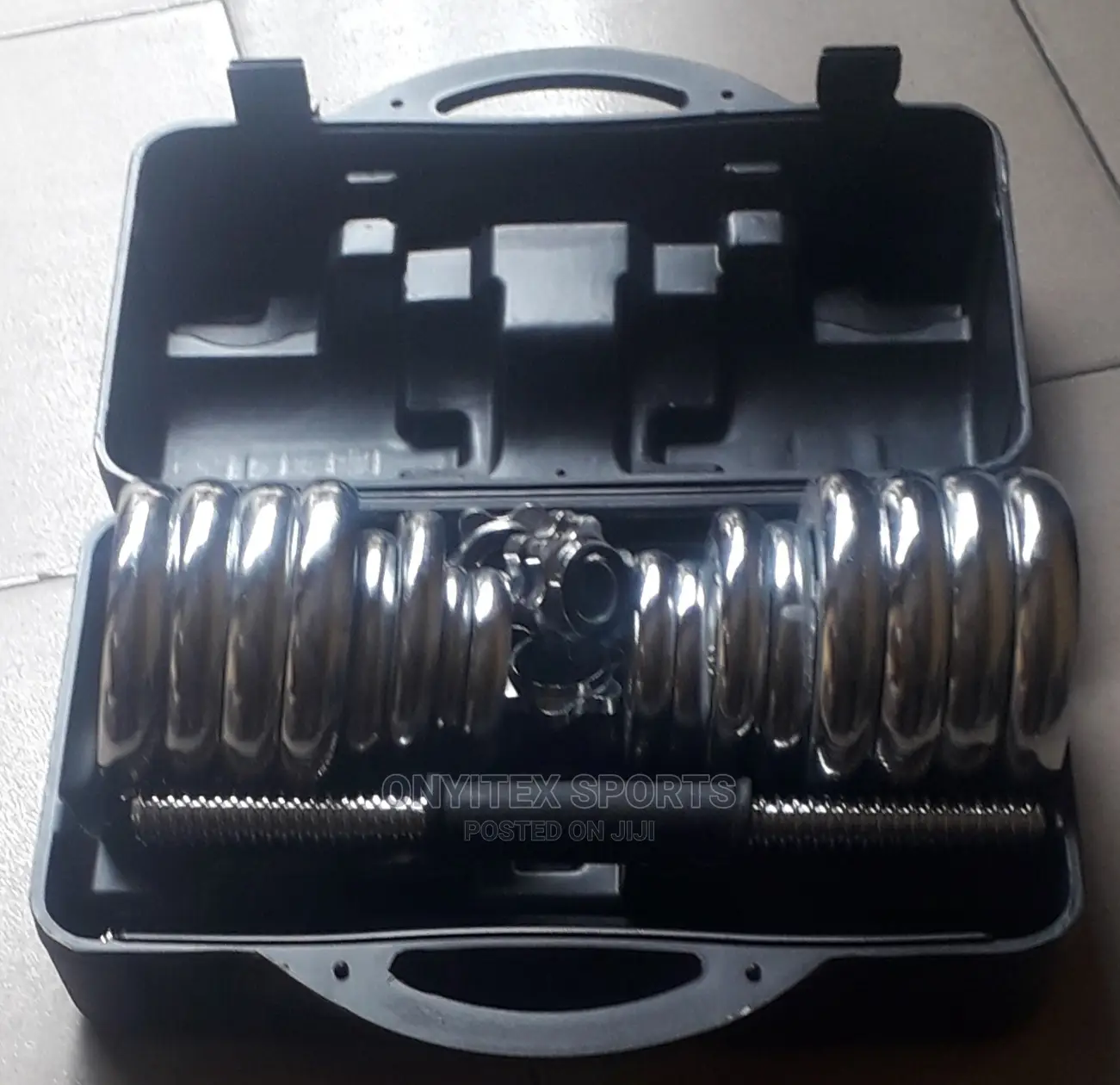 30kg Chrome Dumbbell Set