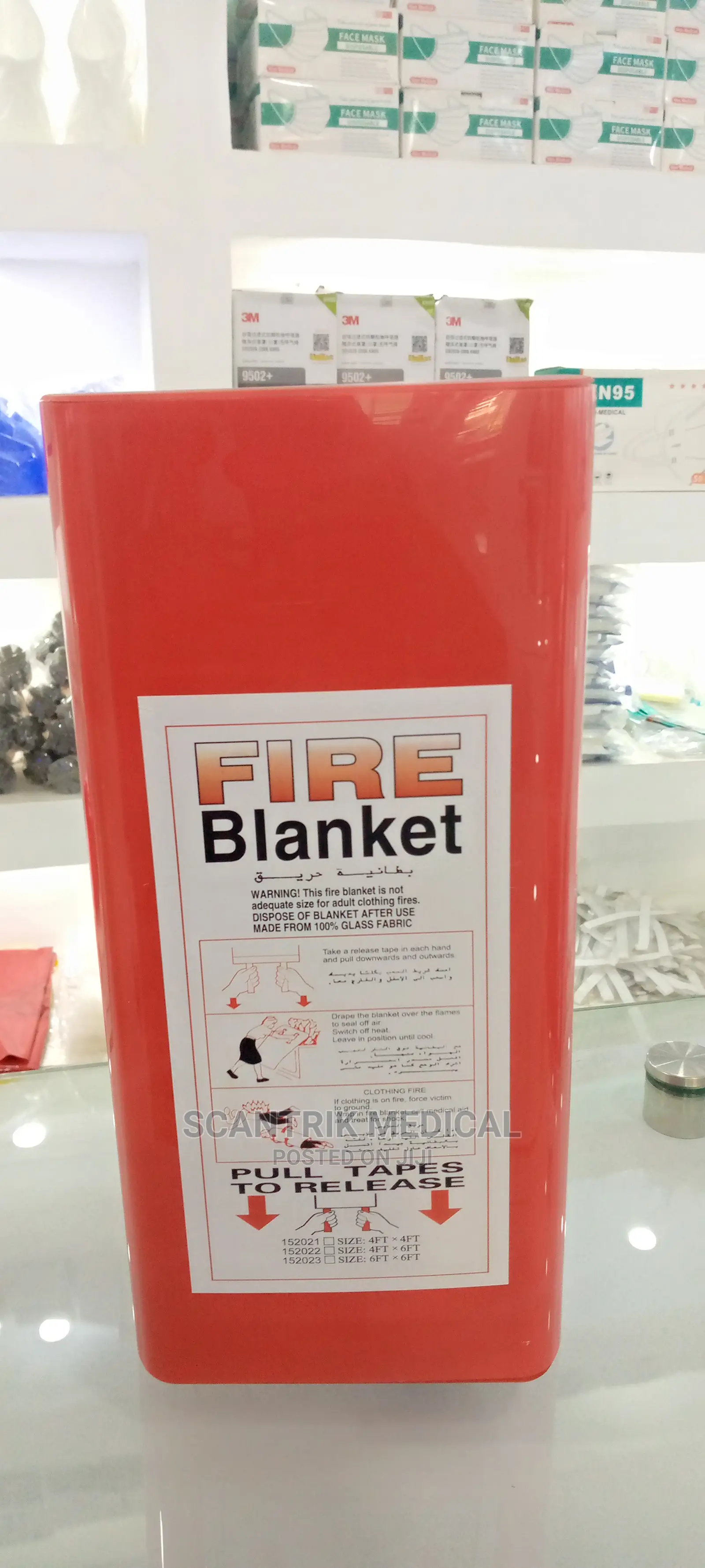 Fiberglass White Fireproof Blanket, for Fire Fighting