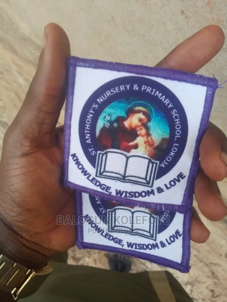 Local and Foreign School Woven Badges and Lapel