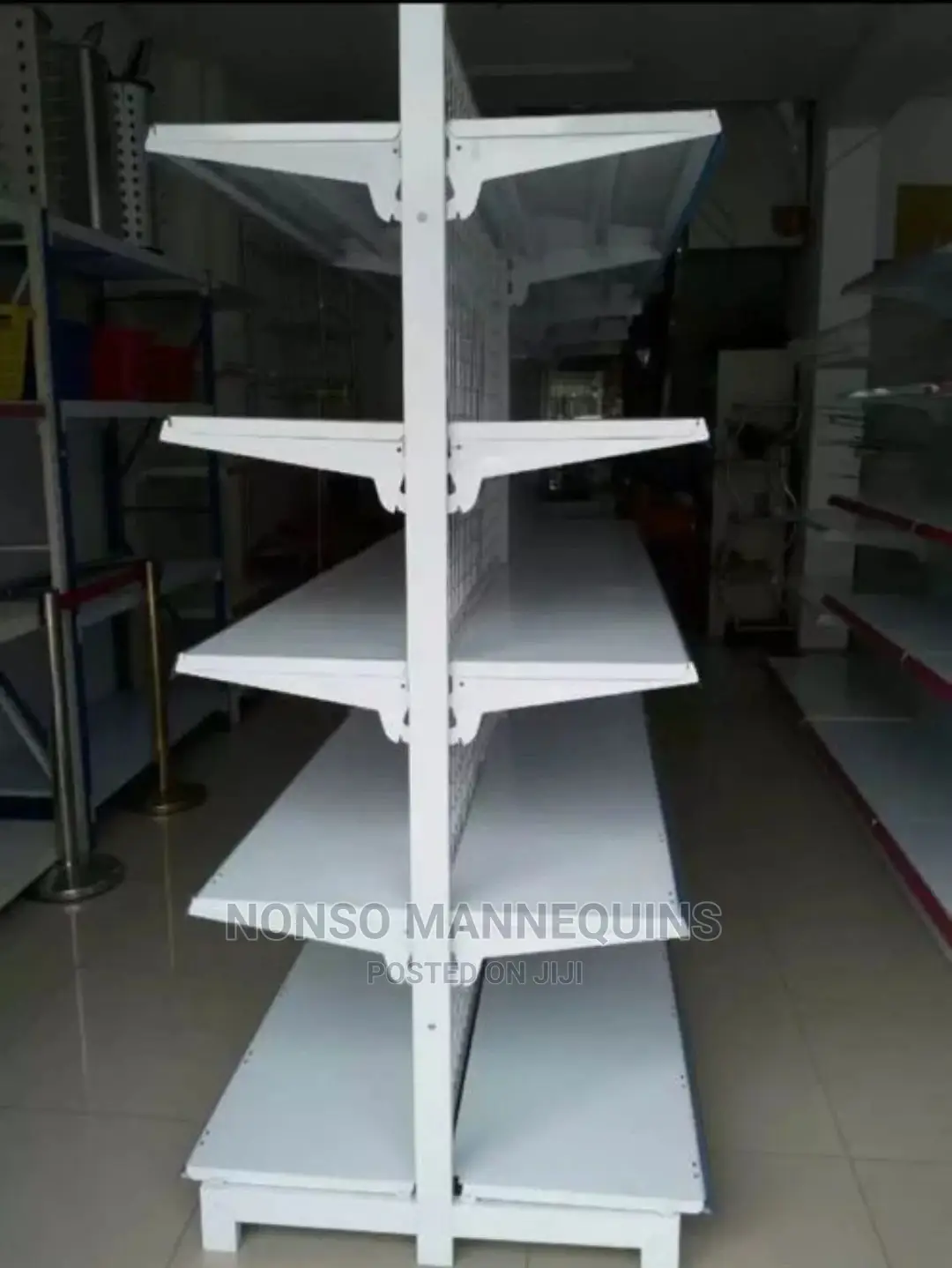 Two Faced Double Sided Shelves For Professional Display
