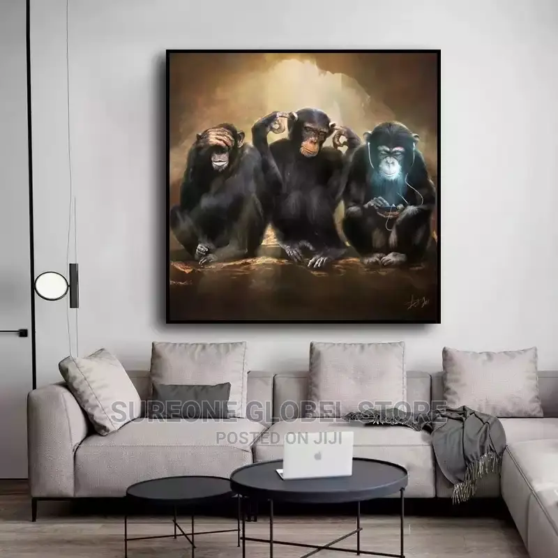 Monkeys Canvas Painting Wall Art