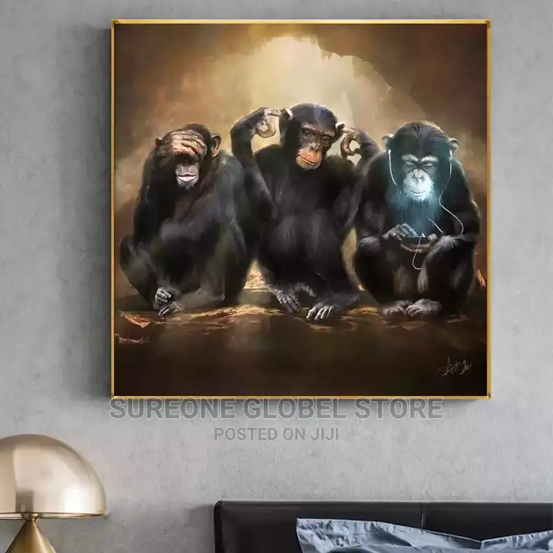 Monkeys Canvas Painting Wall Art