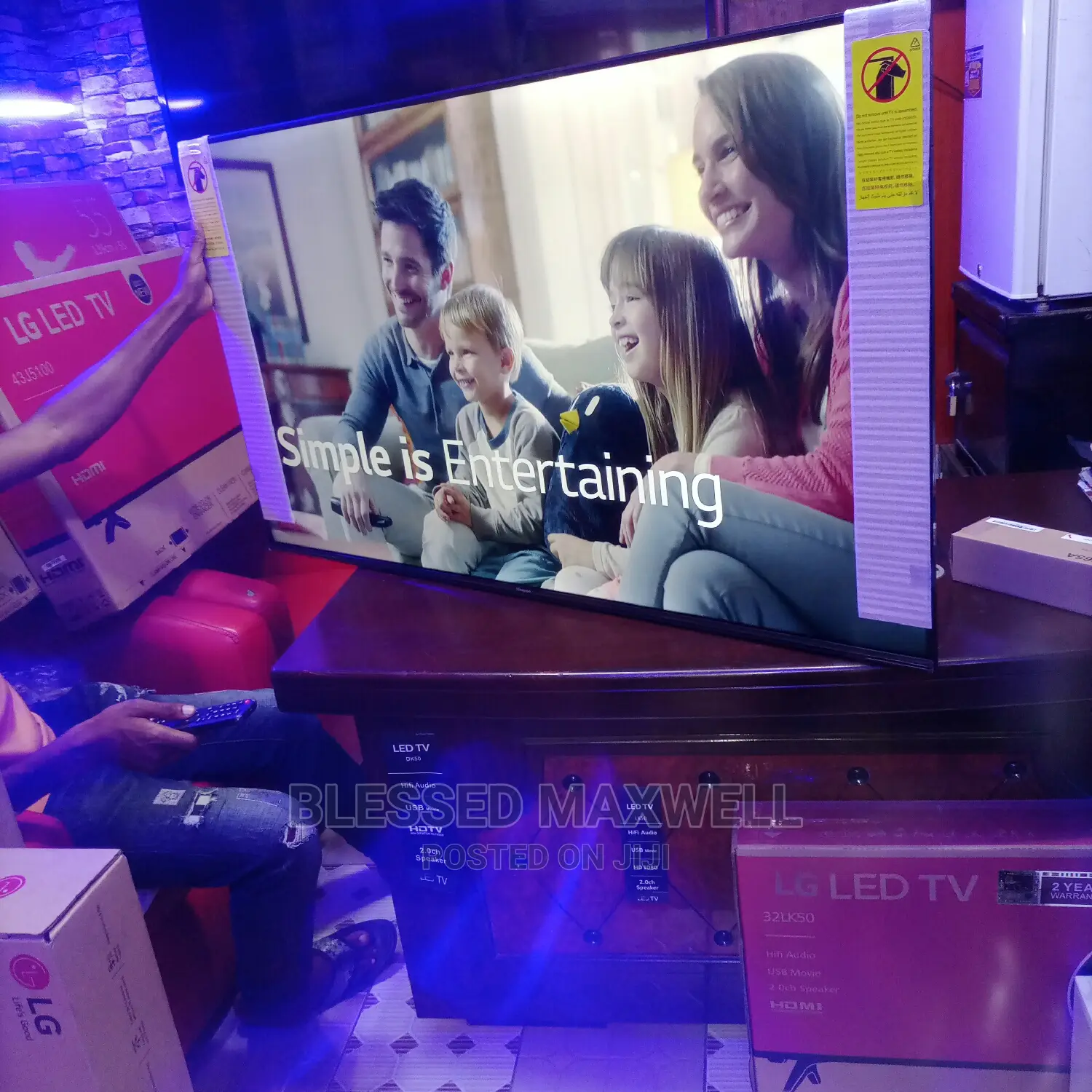 Hisense 65 Inches A6k Smart Uhd TV W/