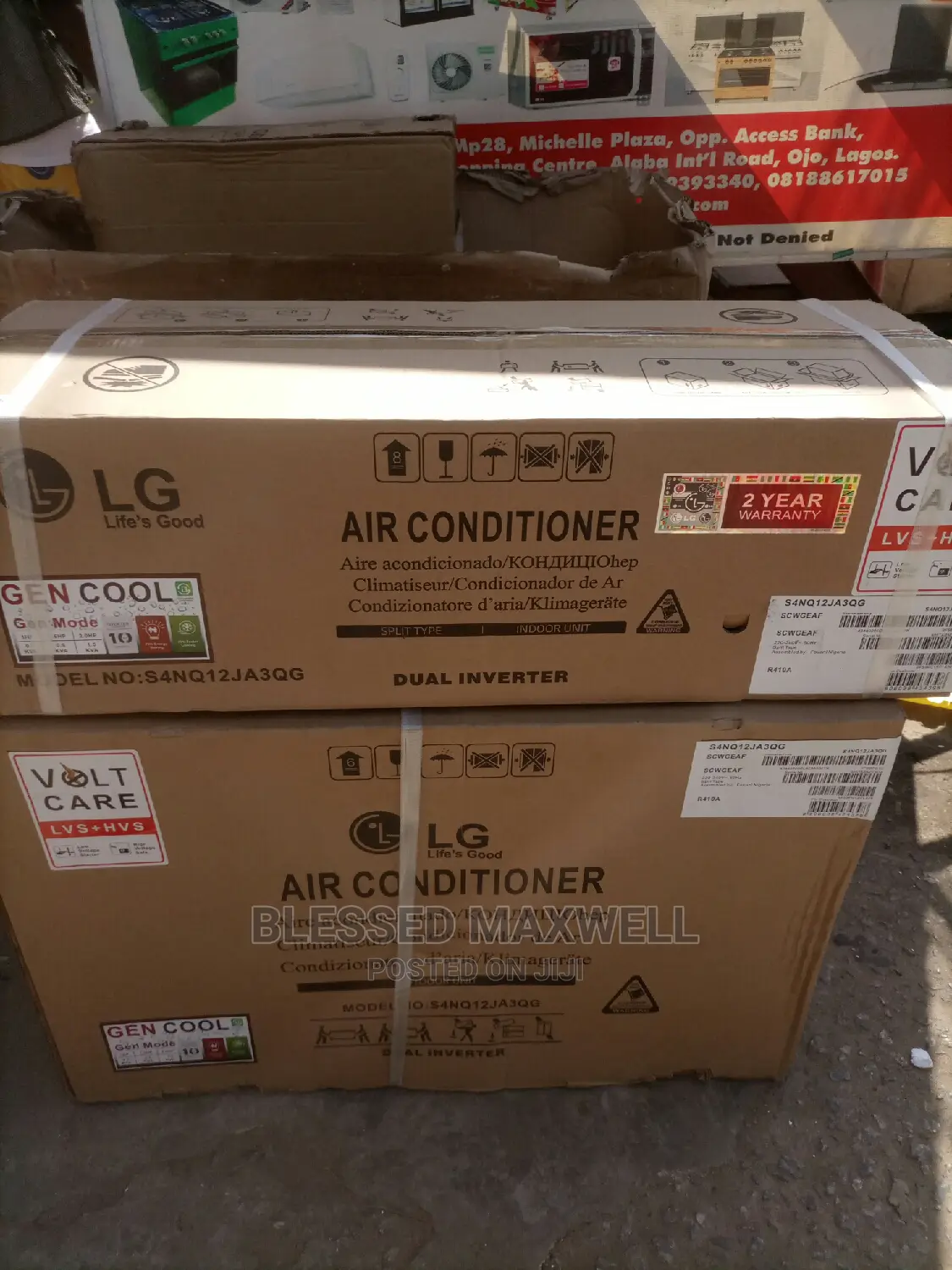 Lg Dual Inverter Ac S4-Q12ja3qg 1.5hp Gencool