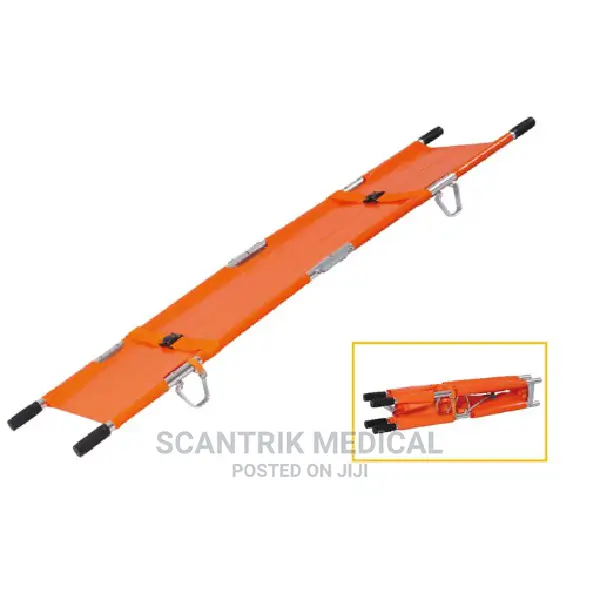 Orange Folding Stretcher