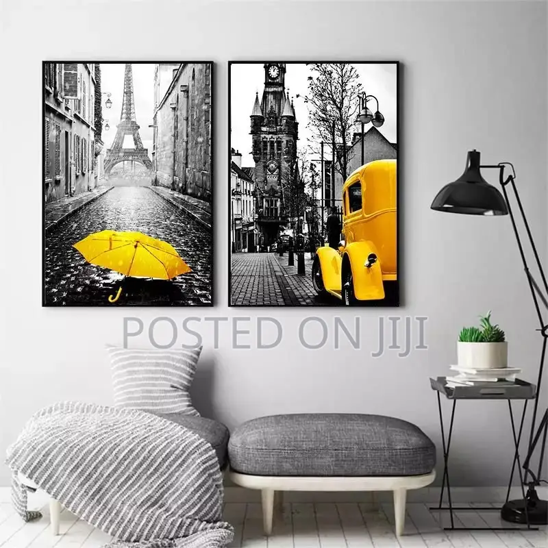 European City Scenery Picture Home Decor