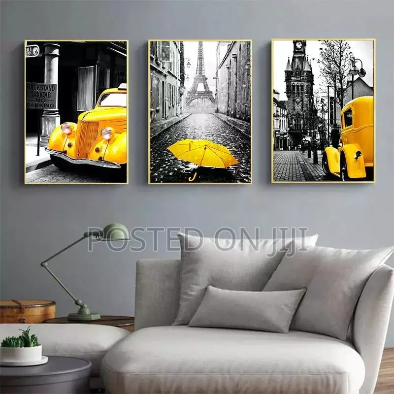 European City Scenery Picture Home Decor