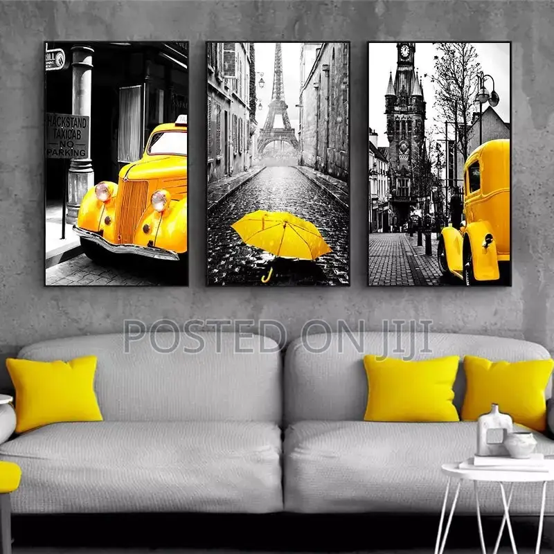 European City Scenery Picture Home Decor