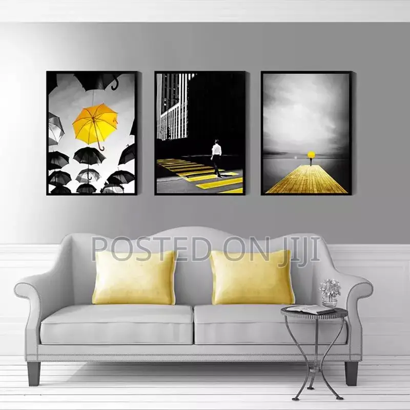 European Yellow Style Scenery Poster