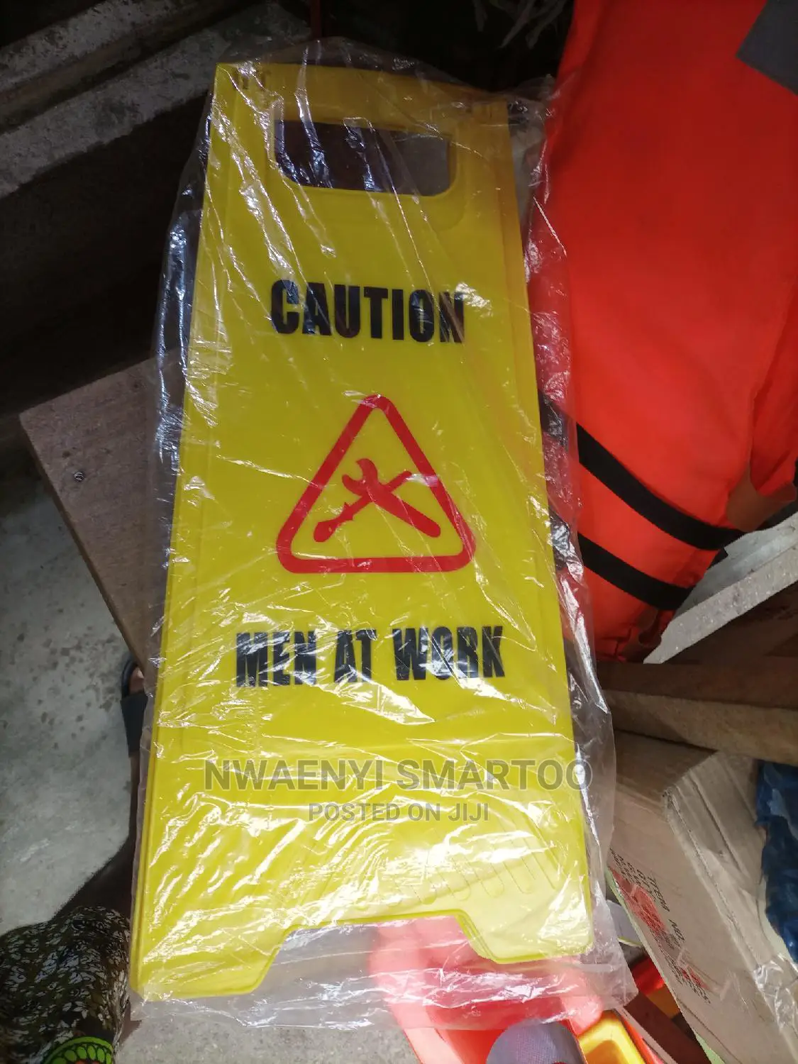 Men At Work Safely Sign