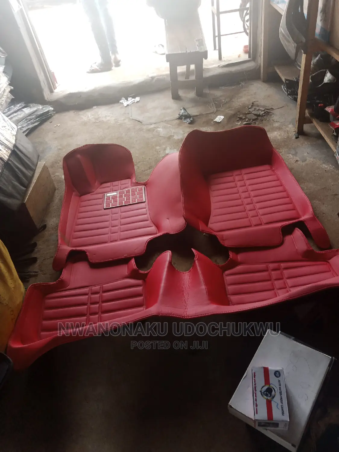 Mercedes Red Foot Mat